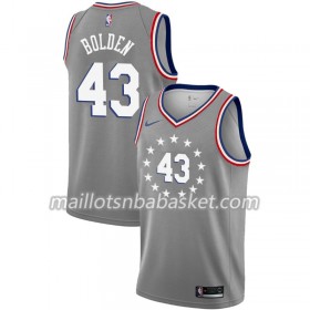 Maillot Homme Philadelphia 76ers Jonah Bolden 43 2018-19 Nike City Edition Gris Swingman